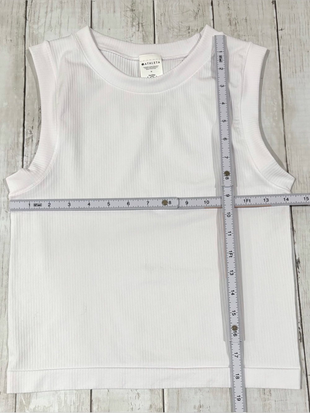 NEW! Athleta Renew Seamless Muscle Tank Top White Medium - Picture 8 of 11